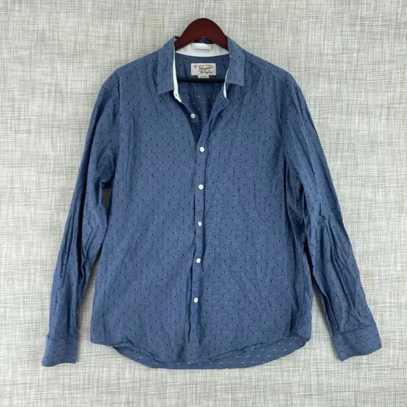 Original Penguin Other - Original Penguin Mens XL Blue long sleeve button down shirt 3653